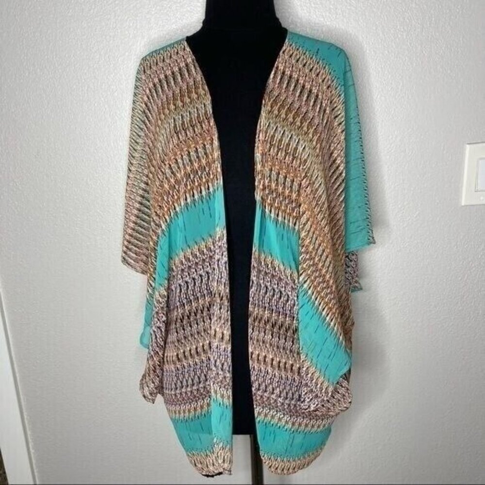 BEBE 2B Multicolor Kimono Size S